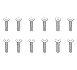 PD RACING Flat Head Hex Screw HM4*18 12pcs