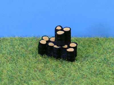 Stack of oil drums