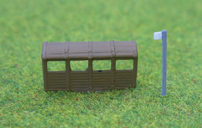 Bus stop and shelter