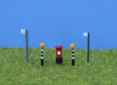 Bus stops  belishas & post box
