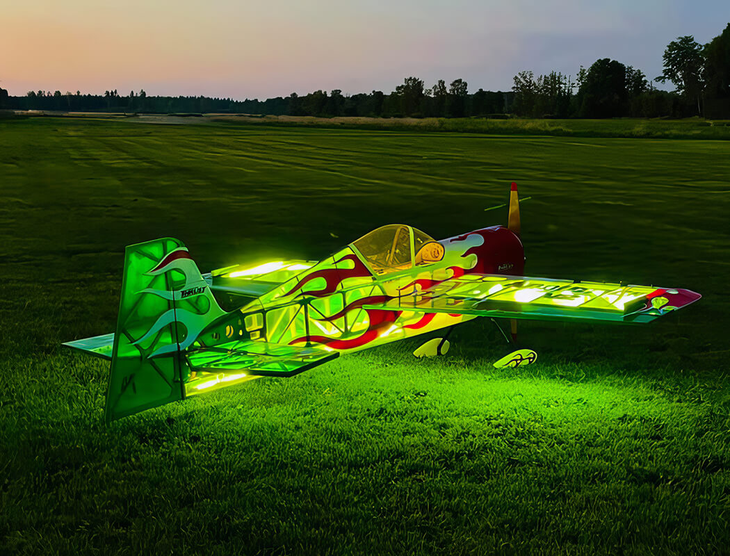 PRECISION AEROBATICS ADDICTION X LED V3 - TRANSLUCENT GREEN - Pre Order - Expected Early April