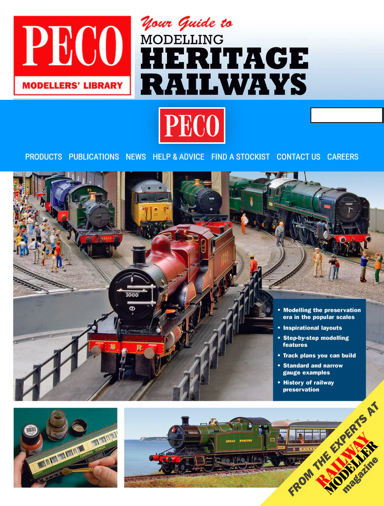 PECO Your Guide to Modelling Heritage Railways Book/mag PM-210