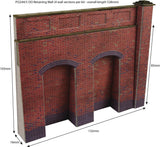 Metcalfe 1:76 00/H0 Scale Retaining Wall in Red Brick PO244