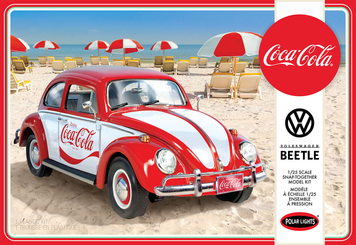 Polar Lights Model Kits - 1:25 VW Beetle Coca-Cola SNAP KIT