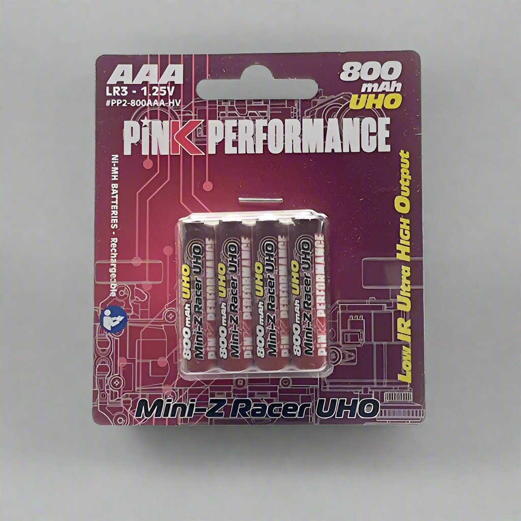 Pink Performance Batteries R3-AAA Ni-Mh 800Mah (4) UHO