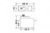 JX servo PS 1109MG Metal Gear Analog 9g Servo 4.8v - 6v 2.5kg at 6v