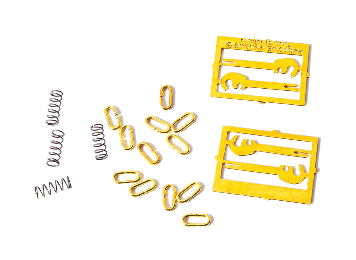 3 Link Couplings Etched hook Springs