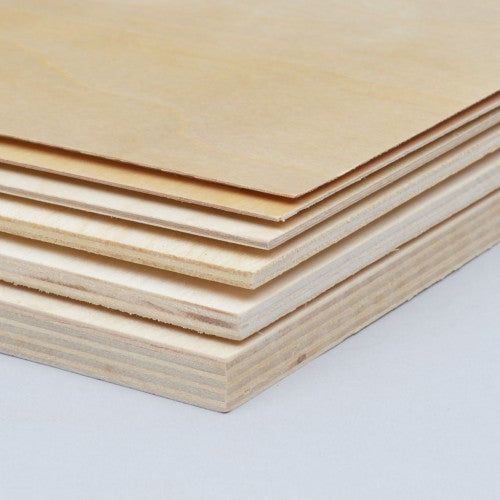 Slec 6.0 x 300 x 600mm (1/4 x 12 x 24 Inch) Birch Faced Poplar Core Ply (BB Grade) PW2702