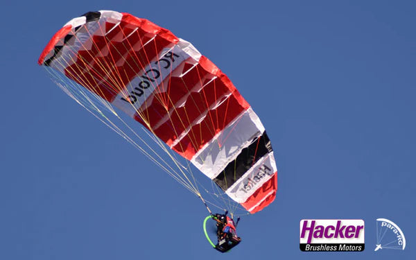 Hacker Para-RC Cloud 0.5 backpack set ARF (RED) - SECOND HAND