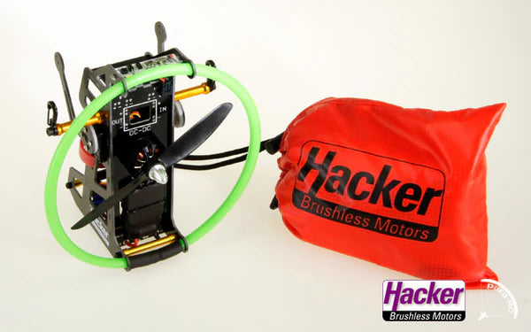 Hacker Para-RC Cloud 0.5 backpack set ARF (RED) - SECOND HAND