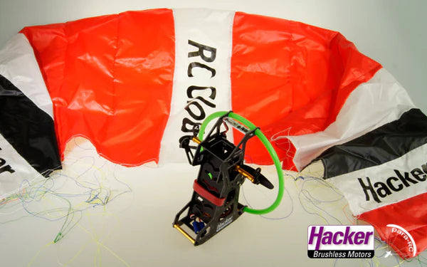 Hacker Para-RC Cloud 0.5 backpack set ARF (RED) - SECOND HAND