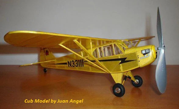 Peck-Polymers Piper J3 Cub Kit - Peanut Scale