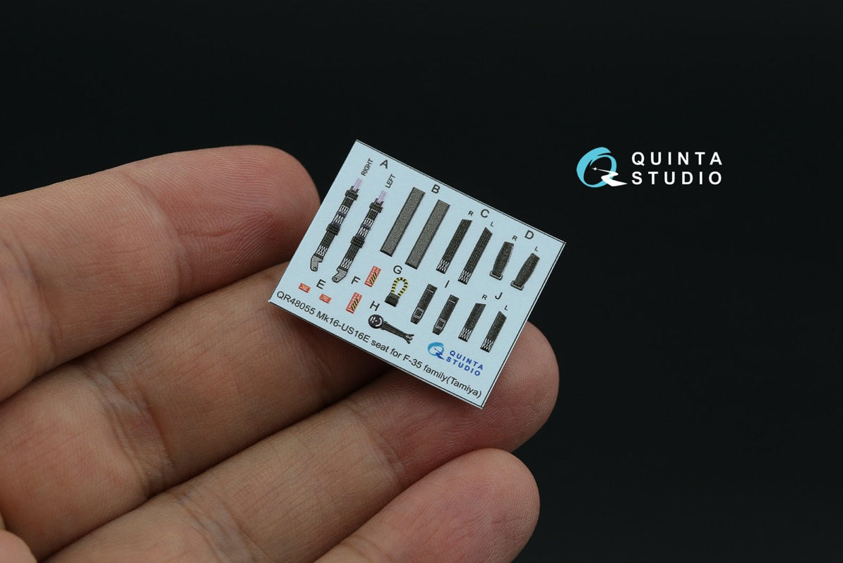 Quinta Studio 1/48  F-35B Lightning II (Tamiya) Interior QD Decal set QD48440