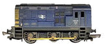Hornby  Class 08 Shunter 08830 - Blue/Weathered - SECOND HAND - Non Working