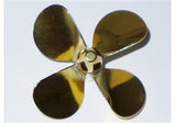 RAB167-14 Raboesch M5  4 Blade Brass Propeller - 50mm