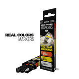 AK Interactive TACTICAL MARKINGS  COLOURS - SET 3 REAL COLOUR MARKERS RCM106