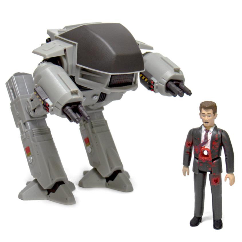 Super7 Licensed Collectables - Robocop ED-209 & Mr.Kinney ReAction Figure Twin Set