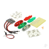 Radient NaviLight - Daylight-Visible - Clip-On - Wireless - Rechargable Navigation Light Set