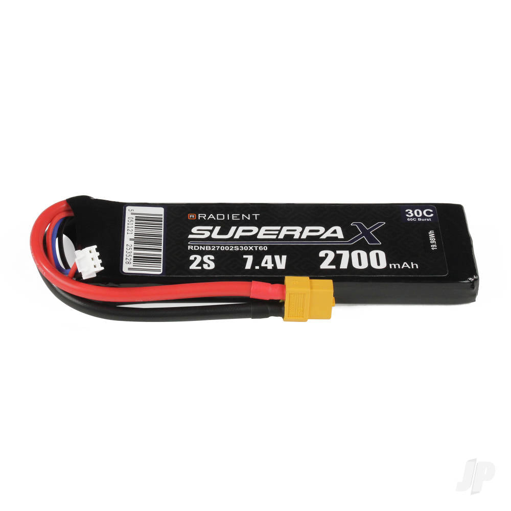 LiPo 2S 2700mAh 7.4V 30C XT60