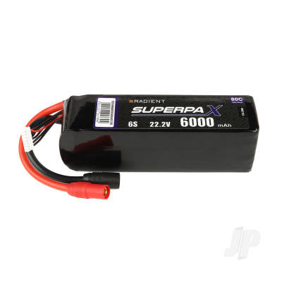 Radient LiPo 6S 6000mAh 22.2V 80C AS150