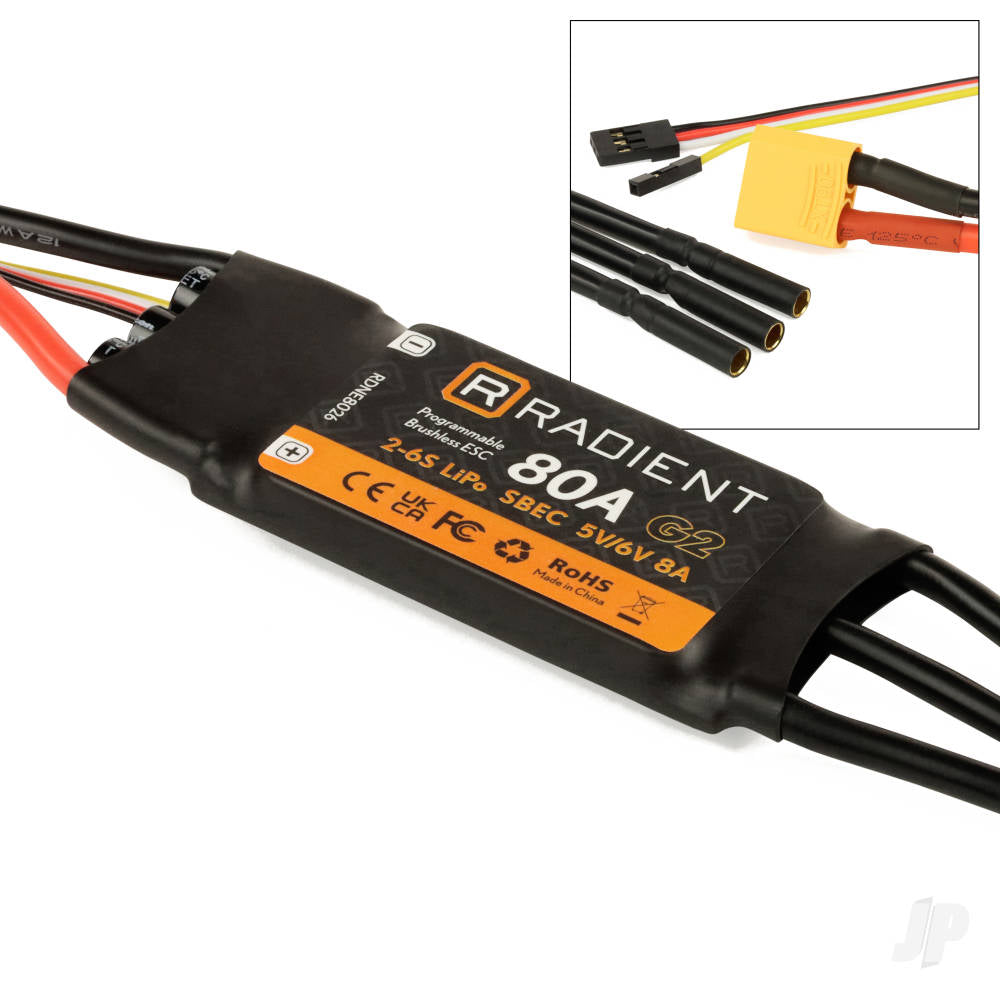 80A G2 ESC / SBEC (2-6 Cells)