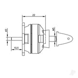 Brushless Motor 2822 2300KV (2-3S)
