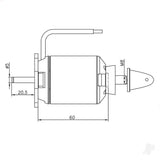 Brushless Motor 4260 600KV (3-5S)