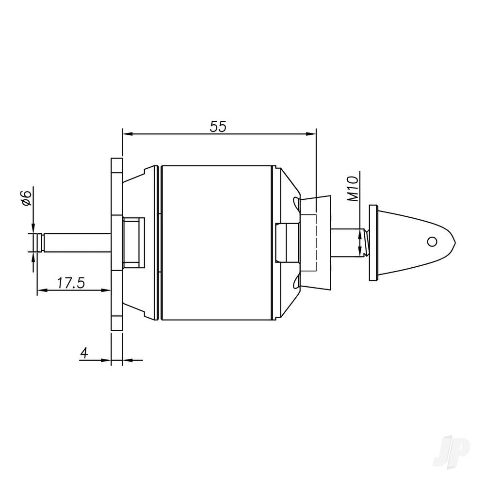 Brushless Motor 5055 570KV (4-6S)