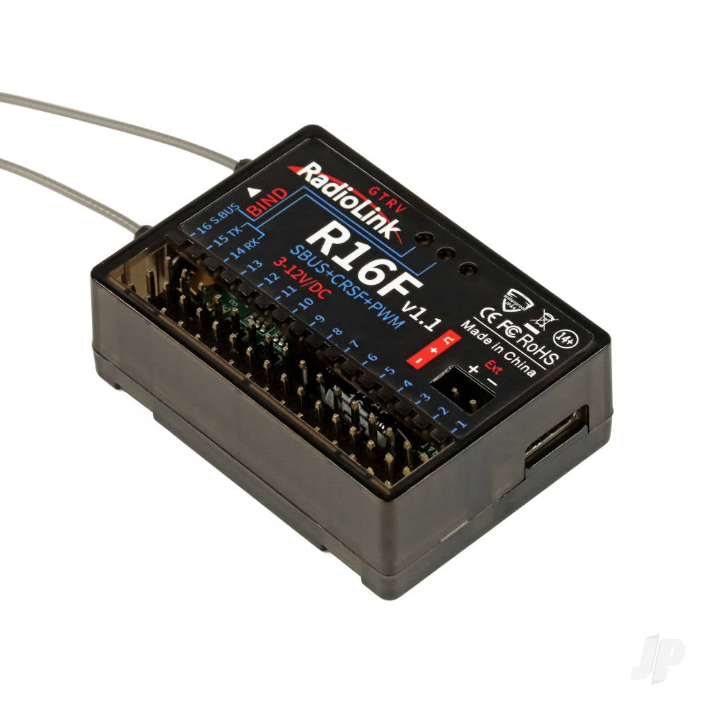 RadioLink T16D 2.4GHz 16-Channel Transmitter with R16F Receiver