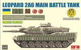 RYE FIELD 1/35 UKRAINE ARMED FORCES LEOPARD 2A6 WITH ERA 3D PARTS Kit - 5103