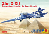 RS MODELS 1/72 Zlin Z-XII Kit RSMI92313