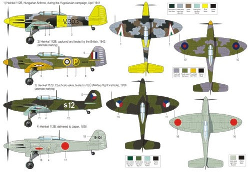 RS MODELS 1/72 Heinkel 112 B Kit RSMI92062