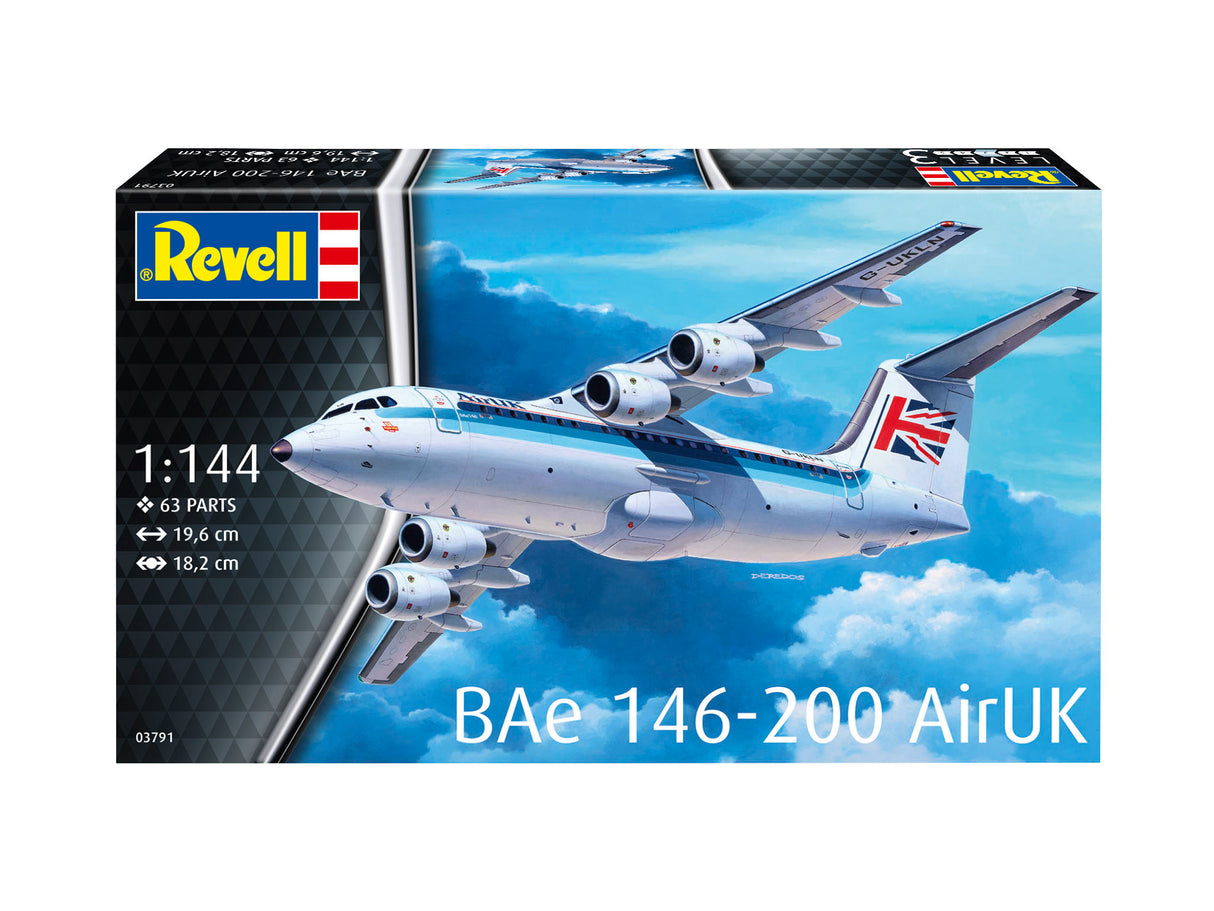 Revell 1/144 BAe 146-200 Air UK kit RV3791