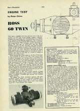 Ross 60 10cc Glow Engine - Second Hand (Box 155)