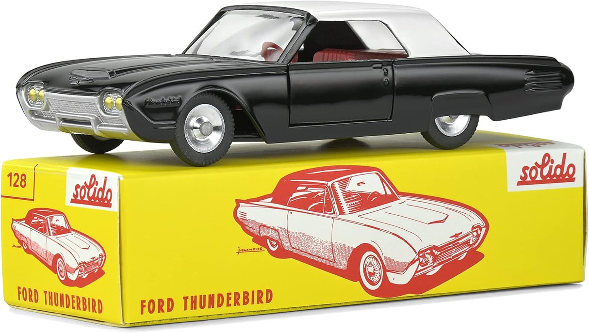 Solido Die Cast Collectables - 1:43 Ford Thunderbird - Black