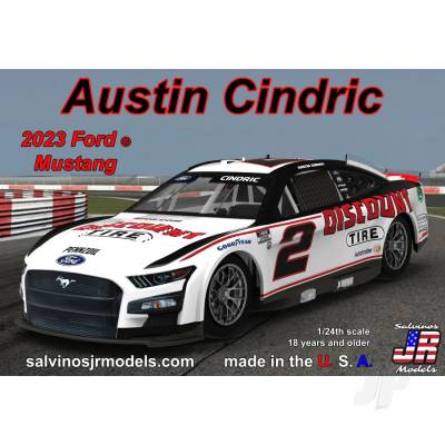 Salvinos JR Models 1:24 Team Penske 2023 Austin Cindric Ford Mustang Primary Kit