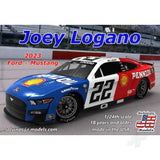 Salvinos JR Models 1:24 Team Penske 2023 Joey Logano Ford Mustang Throwback Kit