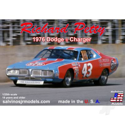 Salvinos JR Models 1:24 Richard Petty 1976 Dodge Charger kit