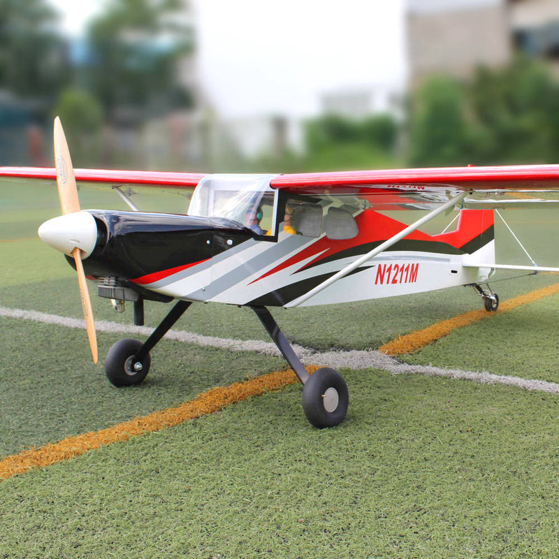 Seagull Maxi Lift (33cc) 2.22m (87.6in) with CNC Tail Wheel Assembly and 4.5in Rubber Wheels