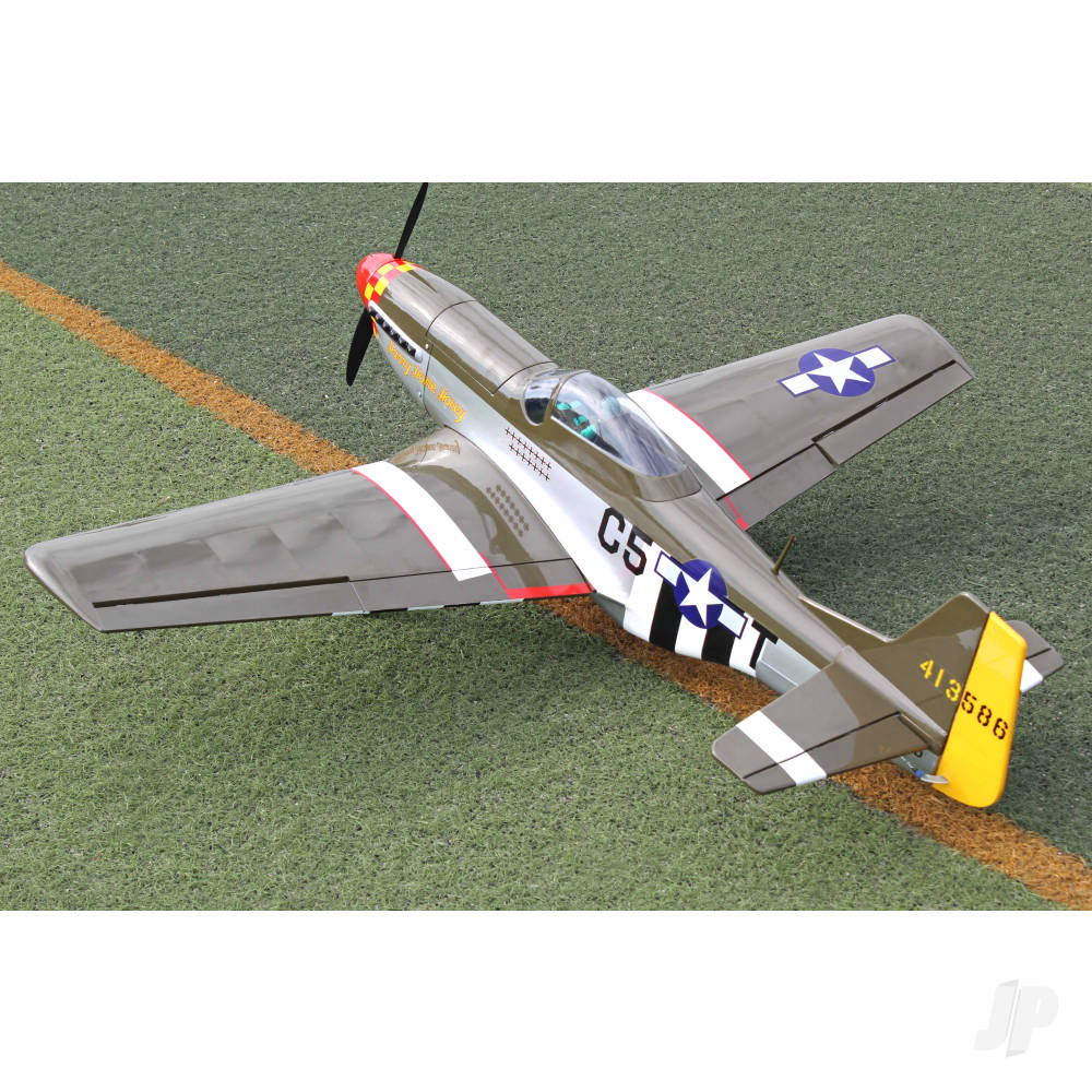 Seagull P-51D Mustang (10cc) 1.43m (56.3in) with 84° Electric Retracts