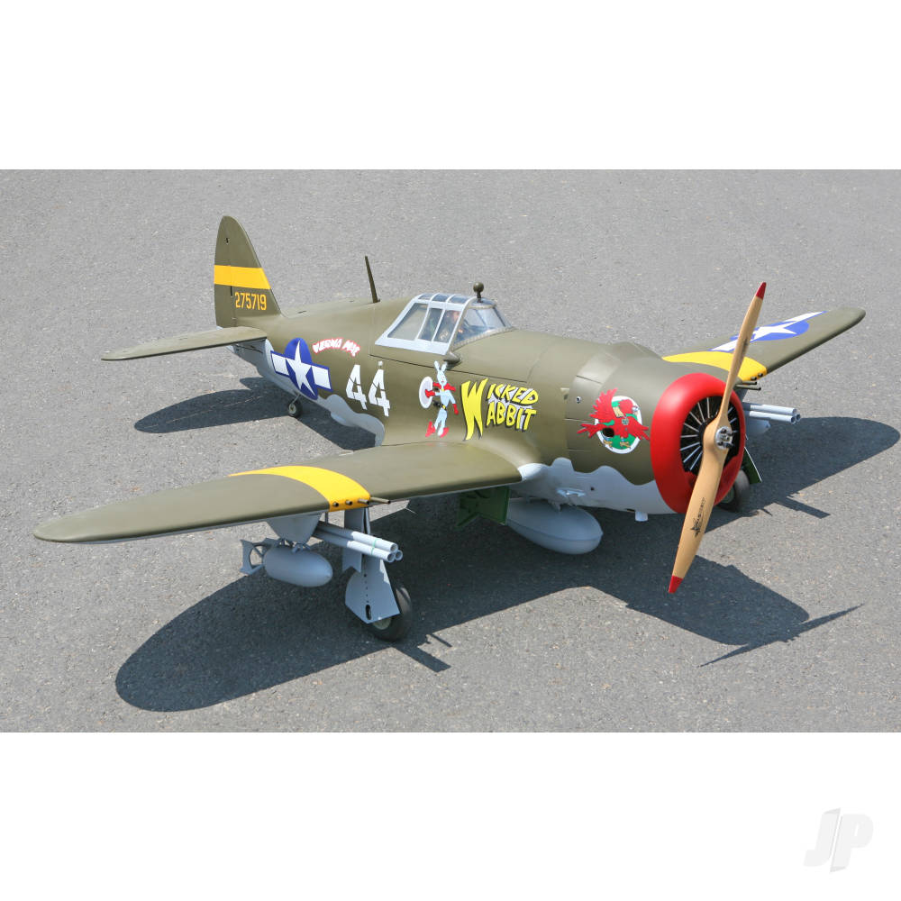Seagull P-47D - Wicked Wabbit (55-60cc / 12s) 2.05m / 81in with 3-piece Electric Retracts