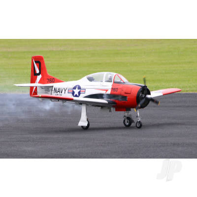 Seagull T-28 Trojan ARTF Model - Red/White (35-60cc) 2.09m (82.5in) without retracts