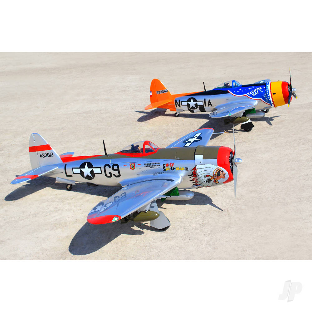 Seagull P-47 Thunderbolt Tarheel Hal (30-38cc) 1.77m / 70in with Electric Retracts
