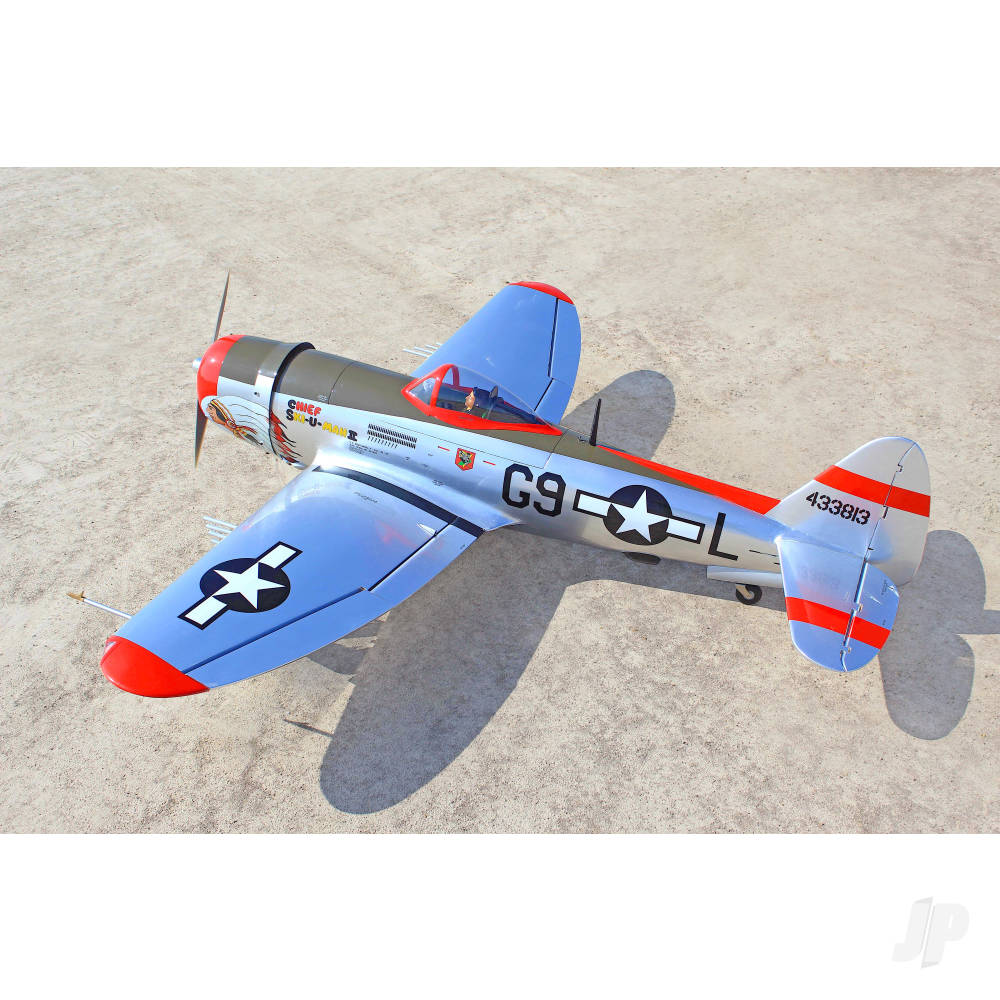 Seagull P-47 Thunderbolt Chief Ski-U-Mah II (30-38cc) 1.77m / 70in with 3-piece Retracts
