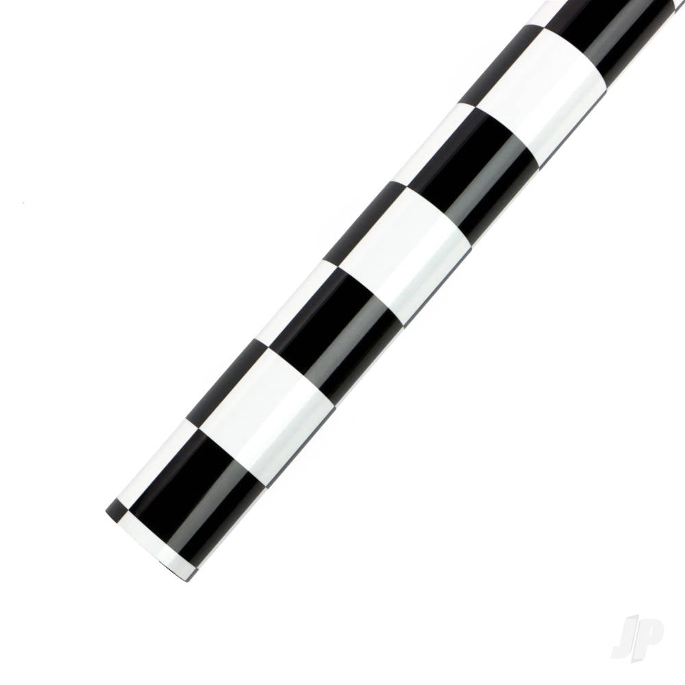 Seagull Aerokote Black & White Chequered 3x3cm 2m roll (64cm width)