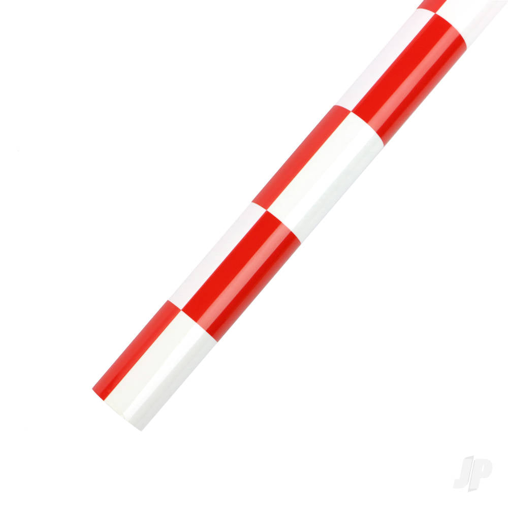 Seagull Aerokote Red & White Chequered 5x5cm (64cm width)