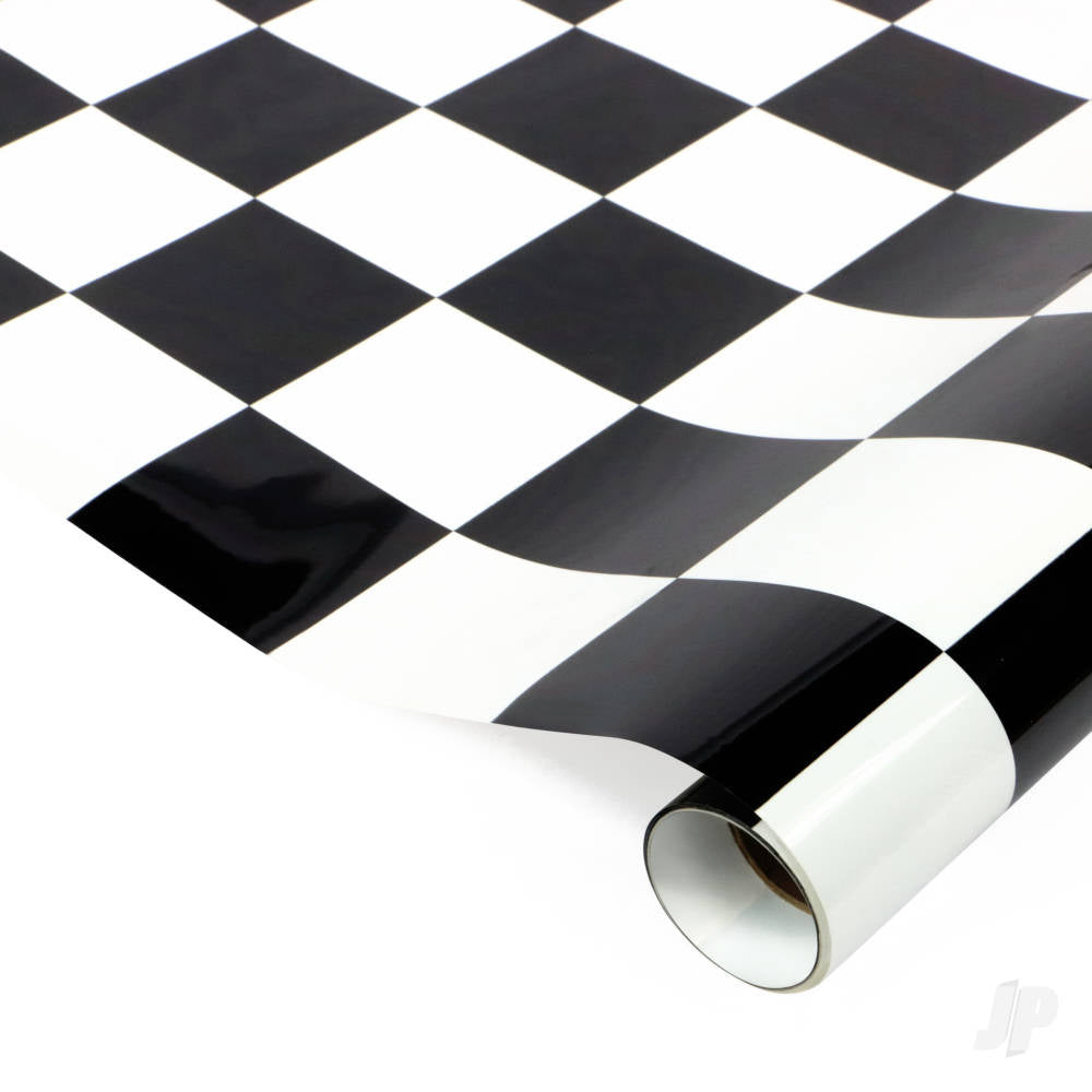 Seagull Aerokote Black & White Chequered 5x5cm  2m roll (64cm width)