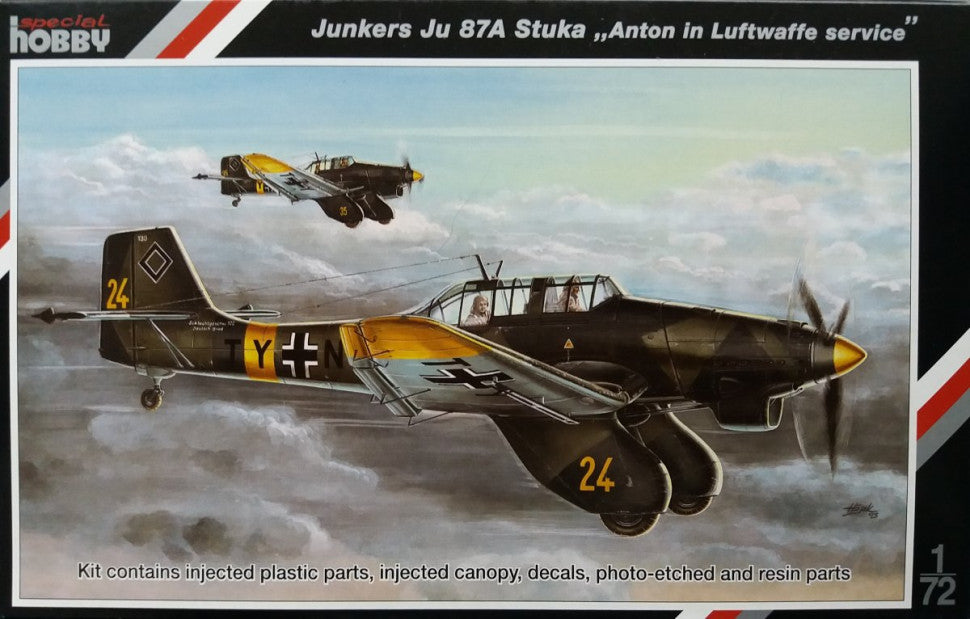 Special Hobby 1/72 SH72136 Ju 87A Stuka Anton in Luftwaffe service