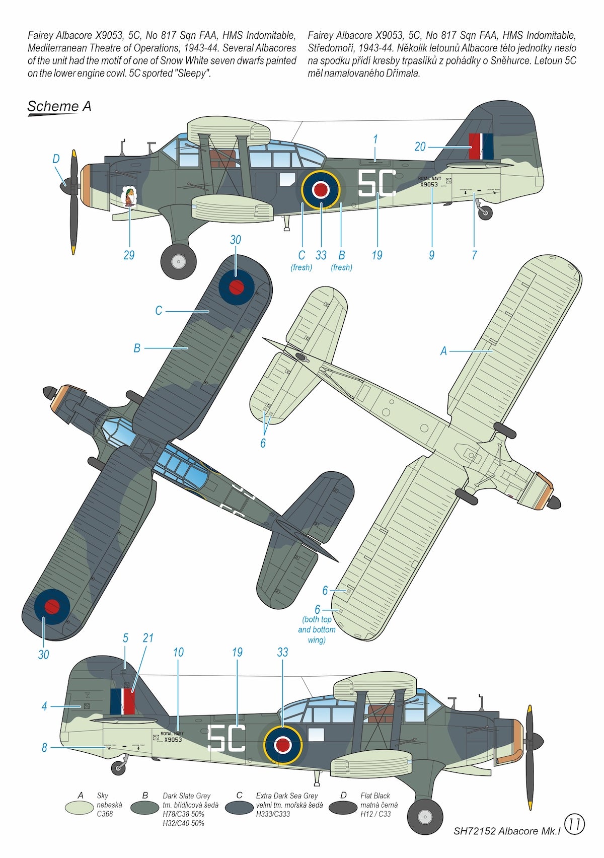 Special Hobby 1/72 Fairey Albacore Mk.1 Kit 72152