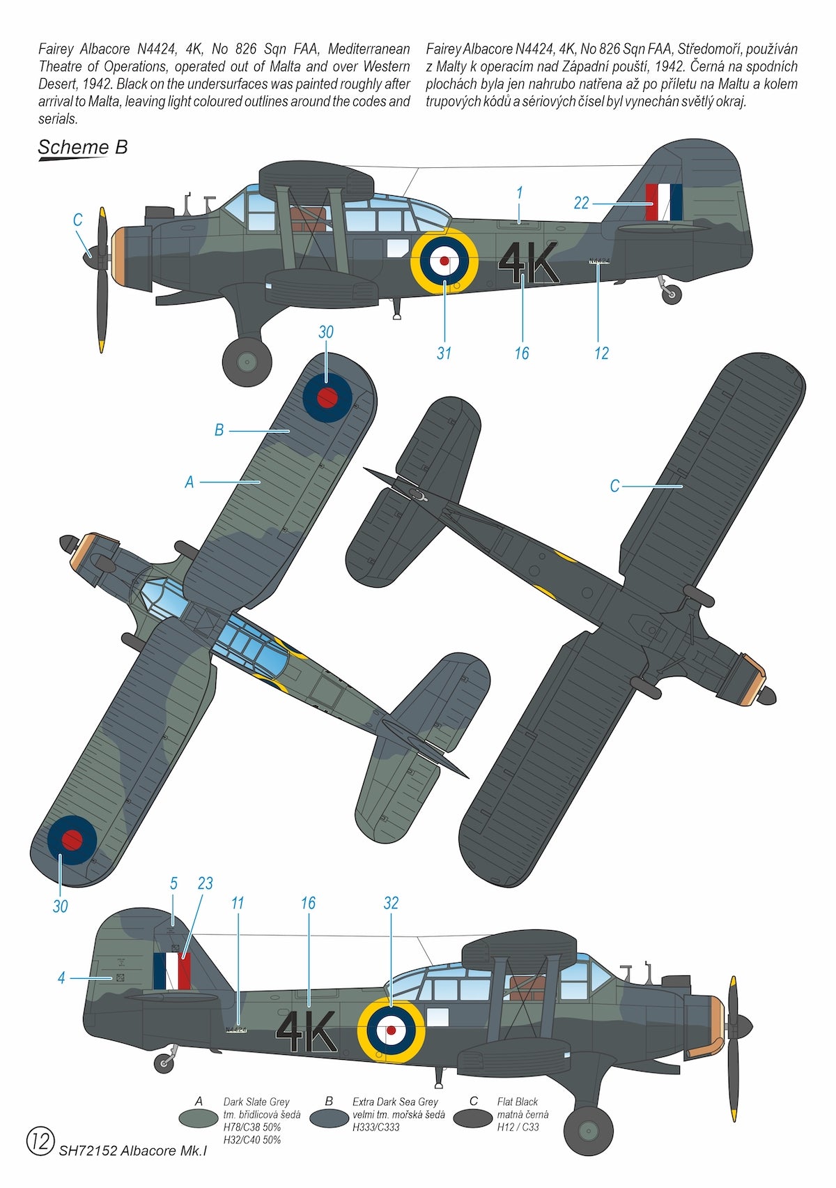 Special Hobby 1/72 Fairey Albacore Mk.1 Kit 72152